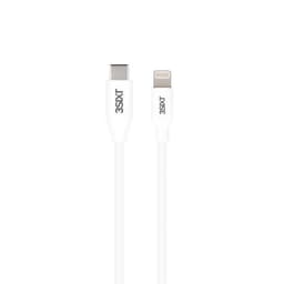 Salamannopea lataus- ja synkronointikaapeli (valkoinen) USB-C"" --> Apple Lightning