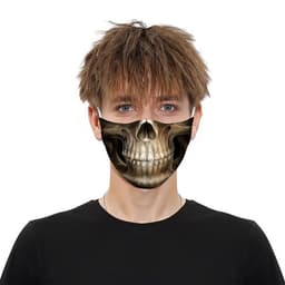 Mundmaske Bomuld Skelet
