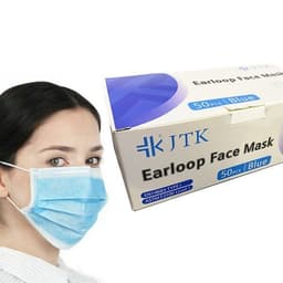 Munskydd 50-pack  - 3 Lagers ansiktsskydd