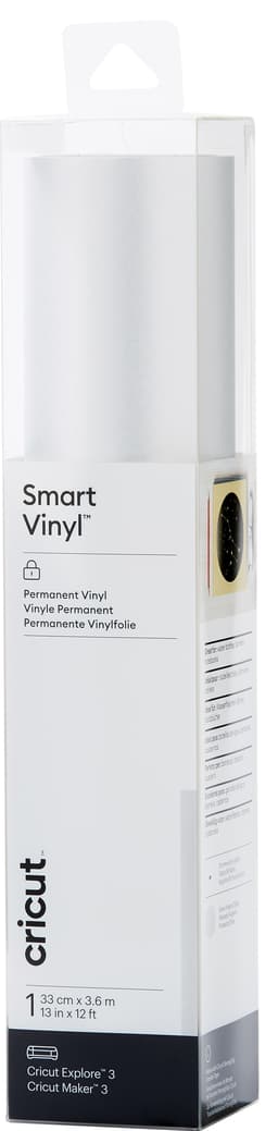 Cricut Smart Vinyl Permanent ark 33 x 366 cm (glitrende sølv)