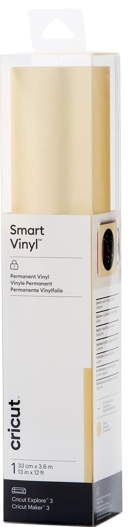 Cricut Smart Vinyl Permanent ark 33 x 366 cm (glitrende gull)