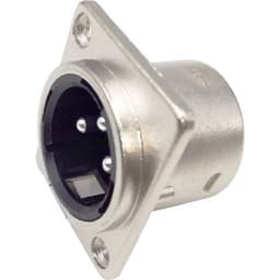 TRU COMPONENTS 1408818 XLR-kontakter Flänsstickkontakt