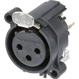 Neutrik NC3FAV1 NC3FAV1 XLR-kontakter Flänsanslutning
