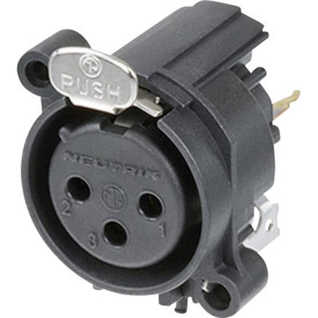 Neutrik NC3FAV1 NC3FAV1 XLR-kontakter Flänsanslutning