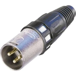 Neutrik NC3MXCC XLR-stik Stik, lige Poltal: 3 Sølv 1