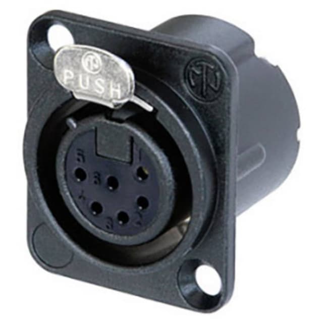 Neutrik NC6FD-LX-B-CON XLR-kontakter Flänsanslutning