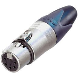 Neutrik NC5FXX XLR-stik Tilslutning, lige Poltal: 5