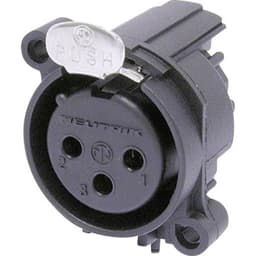 Neutrik NC3FAAH1 NC3FAAH1 XLR-kontakter Flänsanslutning