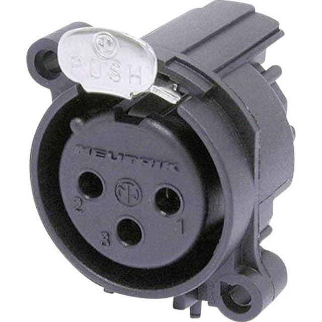 Neutrik NC3FAAH1 NC3FAAH1 XLR-kontakter Flänsanslutning
