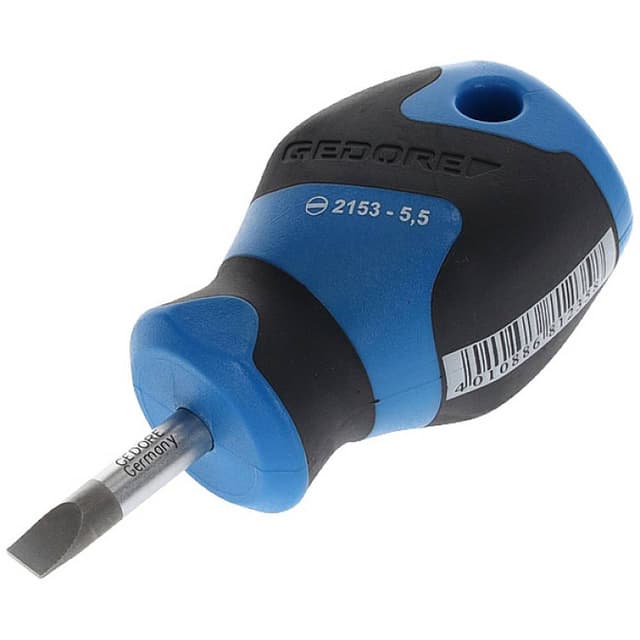 Spårskruvmejsel Gedore 2153 5,5 Klingbredd: 5.5 mm