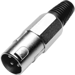 Metal Plugs XLR-Male, Metal