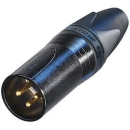 Neutrik NC3MXX-B XLR-stik Stik, lige Poltal: 3 Sort 1