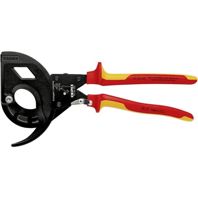 Knipex 95 36 320 Kabelavbitare med spärr Lämplig för