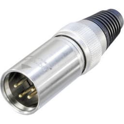 Neutrik NC4MXHD XLR-stik Stik, lige Poltal: 4 Sølv 1