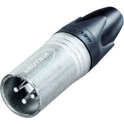 Neutrik NC3MXX XLR-stik Stik, lige Poltal: 3 Sølv 1 stk