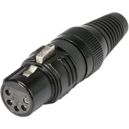 Hicon HI-X5CF-M XLR-stik Tilslutning, lige Poltal: 5