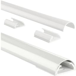 Hama Kabelkanal Aluminium Vit stel (L x B x H) 1100 x