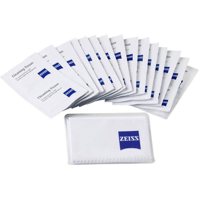 Zeiss Mikrofasertuch 18 x 18 cm + 20 Reinigungstücher