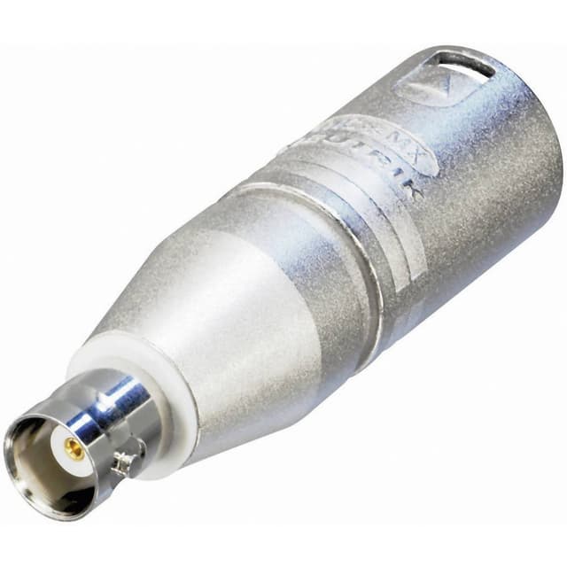 XLR-adapter XLR-hankontakt - BNC-hona Neutrik NA2MBNC 1