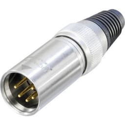 Neutrik NC5MXHD XLR-stik Stik, lige Poltal: 5 Sølv 1