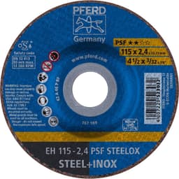 PFERD PSF STEELOX 61740326 Kapskiva bockad 115 mm 22.23