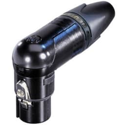 Neutrik NC10FRX-14-B XLR-kontakter Koppling vinklad