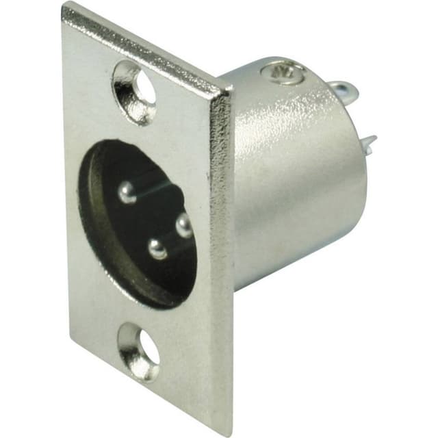 Kash 55001 XLR-kontakter Flänsstickkontakt Antal poler: