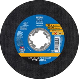 Separationspår rakt 125 mm 22.23 mm PFERD PSF STEELOX