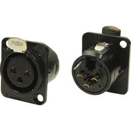 Cliff FC61900N FC61900N XLR-kontakter Hona inbyggd