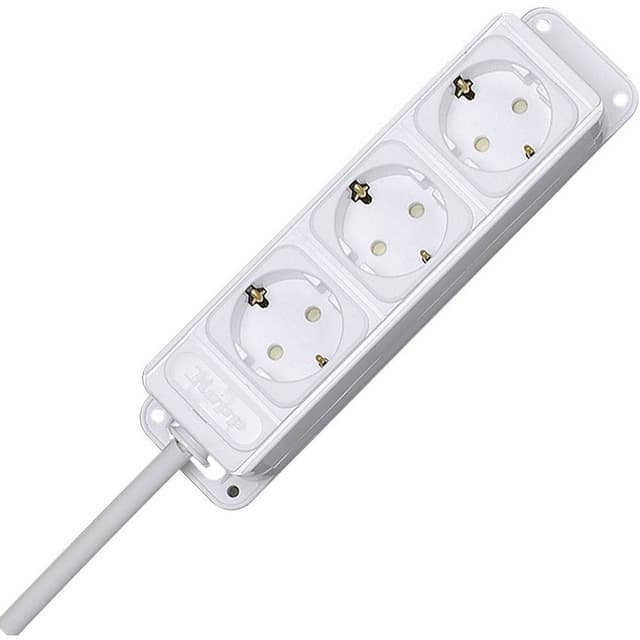 Kopp 127002013 Stikdåseliste 3x Arktis-hvid Stik med