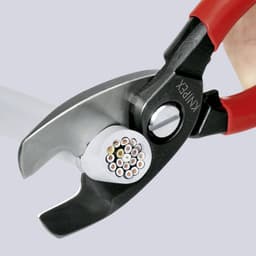 Knipex 95 11 200 Kabelsaks Passer til Aluminiums- og kobberkabel, enkelt- og flerledet 20 mm 70 mm² 2