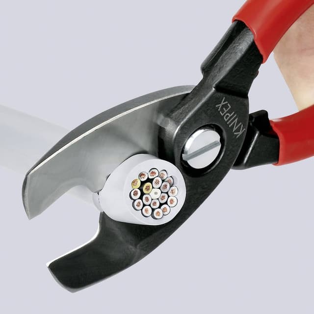 Knipex 95 11 200 Kabelsaks Passer til Aluminiums- og kobberkabel, enkelt- og flerledet 20 mm 70 mm² 2