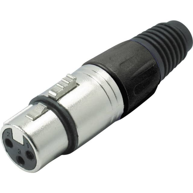 Kash 55022-S XLR-kontakter Koppling rak Antal poler: 3