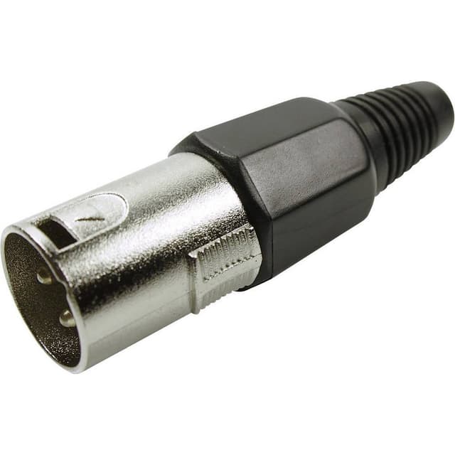 Cliff FC6130 XLR-stik Stik, lige Poltal: 3 Sølv 1 stk