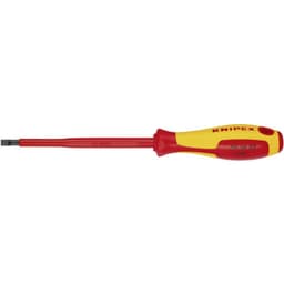 VDE Spårskruvmejsel Knipex VDE Klingbredd: 5.5 mm
