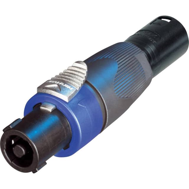 Högtalar-adapter Speakon-hane - XLR-hankontakt Neutrik