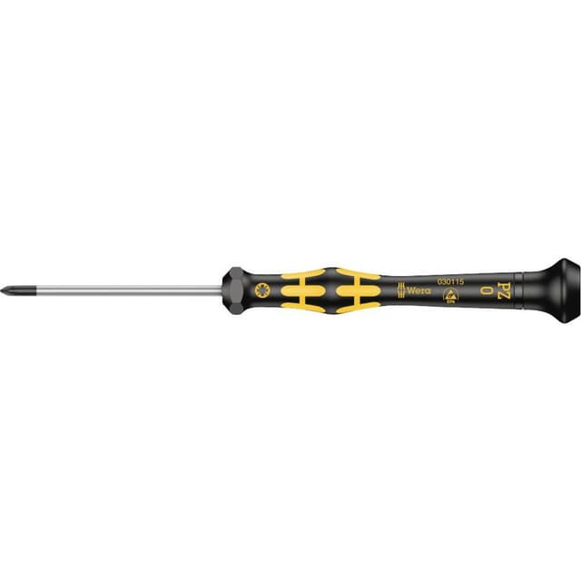 ESD Stjärnskruvmejsel Wera 1555 PZ 0 Klinglängd: 60 mm