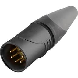 Hicon HI-X5CM-HD-B XLR-kontakter Kontakt hane rak Antal