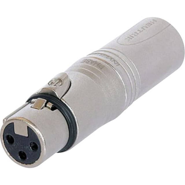 XLR-adapter XLR-honkontakt - XLR-hankontakt Neutrik