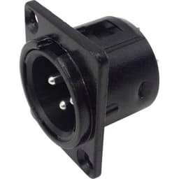 TRU COMPONENTS 1409121 XLR-kontakter Flänsanslutning