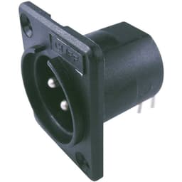 Cliff CP30005 ACM / PC XLR-kontakter Flänsstickkontakt