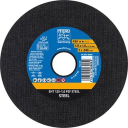 Separationspår rakt 125 mm 22.23 mm PFERD PSF STEEL