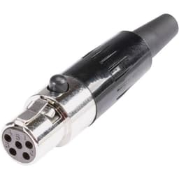 Hicon HI-XMCF5 Miniature-XLR-stik Tilslutning, lige