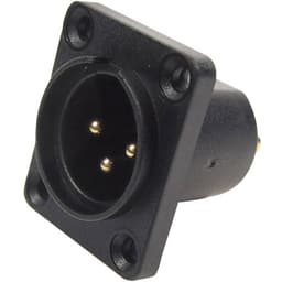 Cliff CP30060 CP30060 XLR-kontakter Flänsstickkontakt