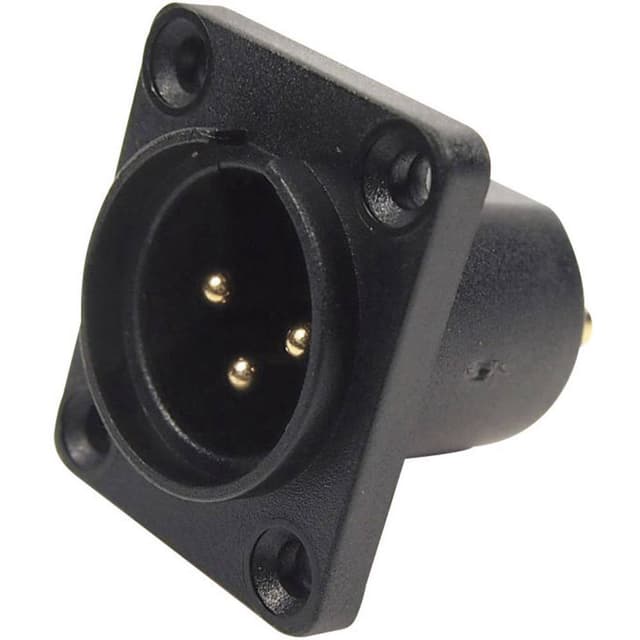 Cliff CP30060 CP30060 XLR-kontakter Flänsstickkontakt