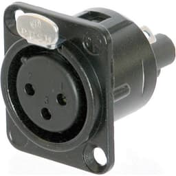 Neutrik NC3FD-S-1-B NC3FD-S-1-B XLR-kontakter