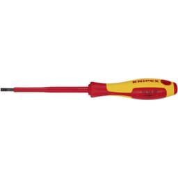 VDE Spårskruvmejsel Knipex VDE Klingbredd: 4 mm