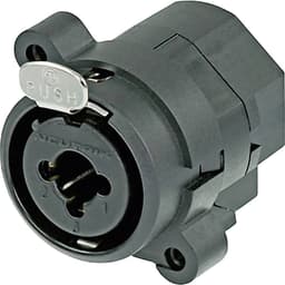 Neutrik NCJ9FI-H NCJ9FI-H XLR-kontakter Flänsanslutning