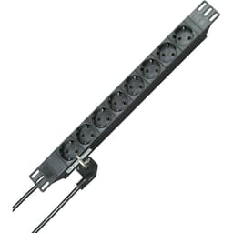 Kopp 930805014 Stikdåse 19 8x Sort Stik med jordkontakt