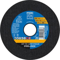 PFERD PSF STEELOX 61730100 Separationspår rakt 115 mm